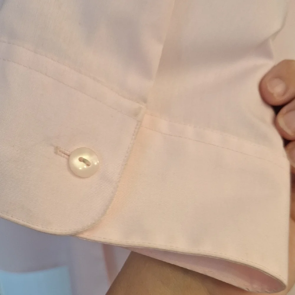 Foxcroft Soft Pink Collared Shirt - Picture 5 of 11